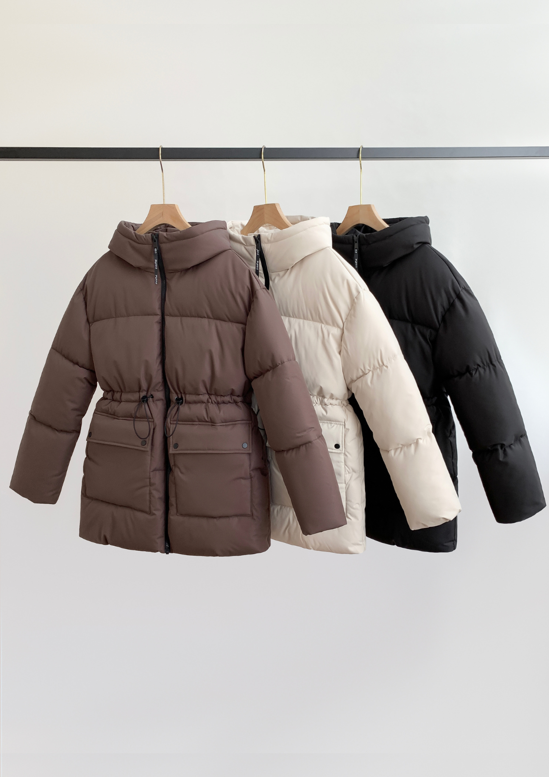 EVA | HOODED PUFFER JACKET SPLASHPROOF