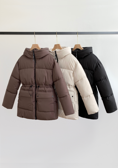 EVA | HOODED PUFFER JACKET SPLASHPROOF