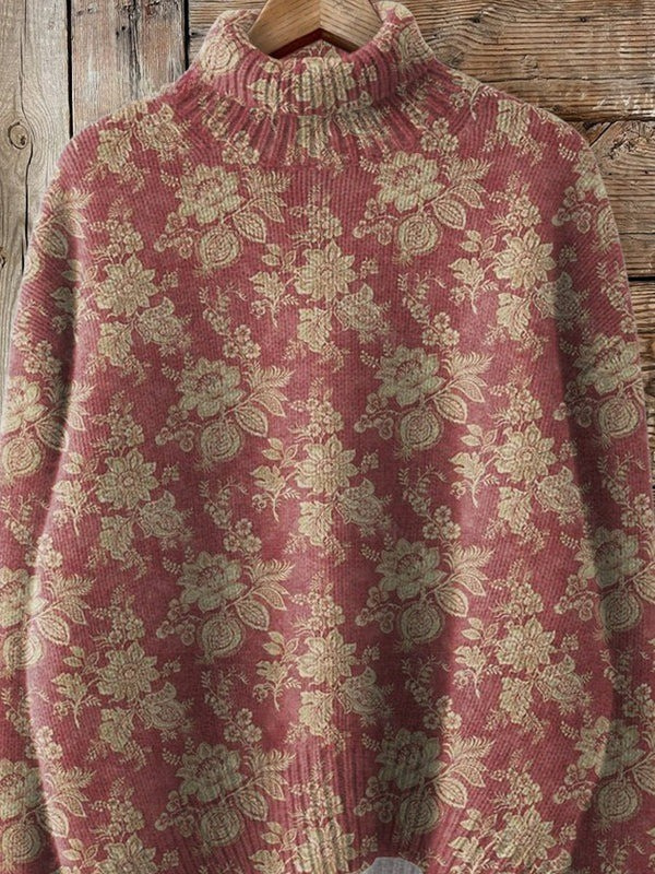 Elle | Vintage floral print sweater