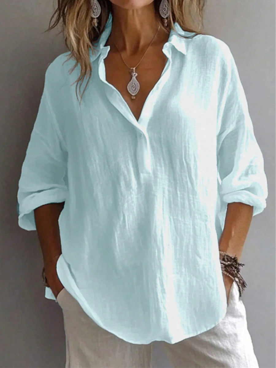 Marielle™ Relaxed Button-Front Shirt