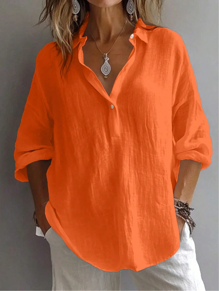 Marielle™ Relaxed Button-Front Shirt