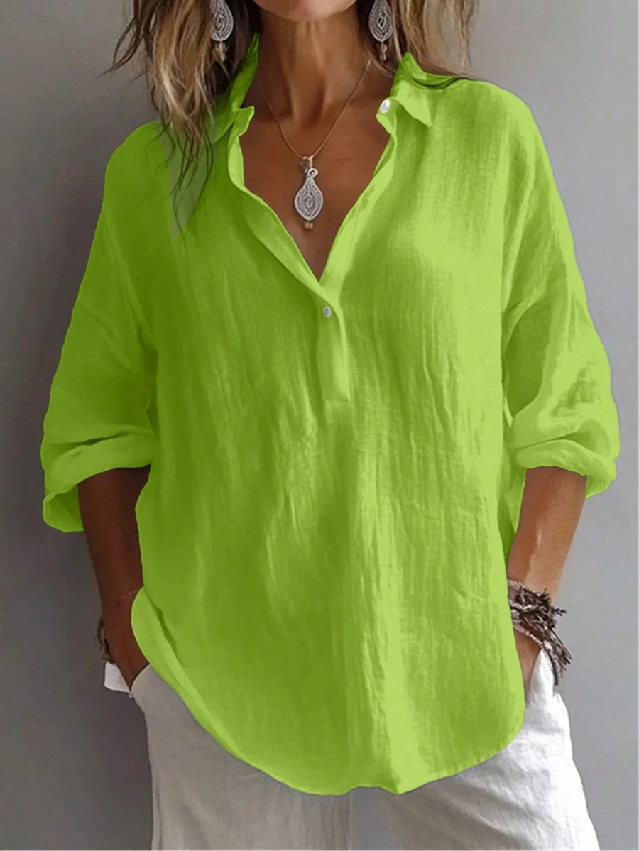 Marielle™ Relaxed Button-Front Shirt