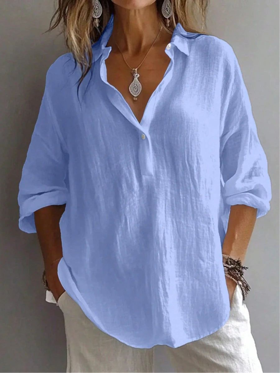 Marielle™ Relaxed Button-Front Shirt