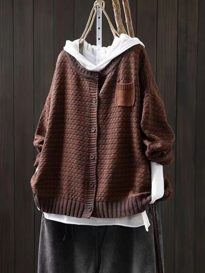 MORGANSON - SELIORA | TEXTURED KNIT CARDIGAN