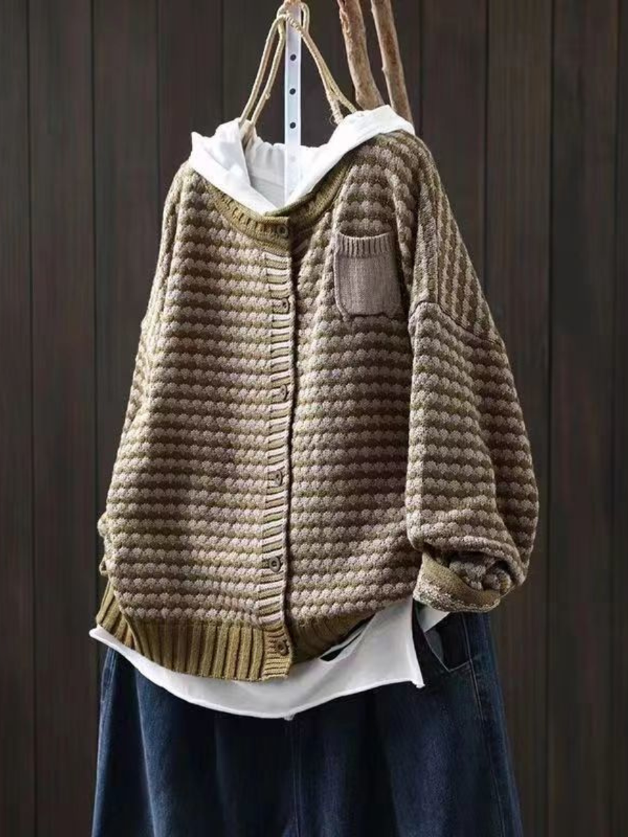 MORGANSON - SELIORA | TEXTURED KNIT CARDIGAN