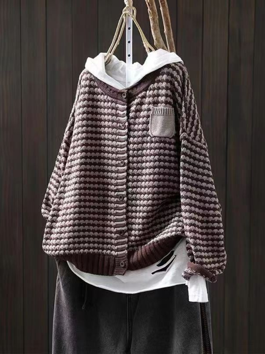 MORGANSON - SELIORA | TEXTURED KNIT CARDIGAN