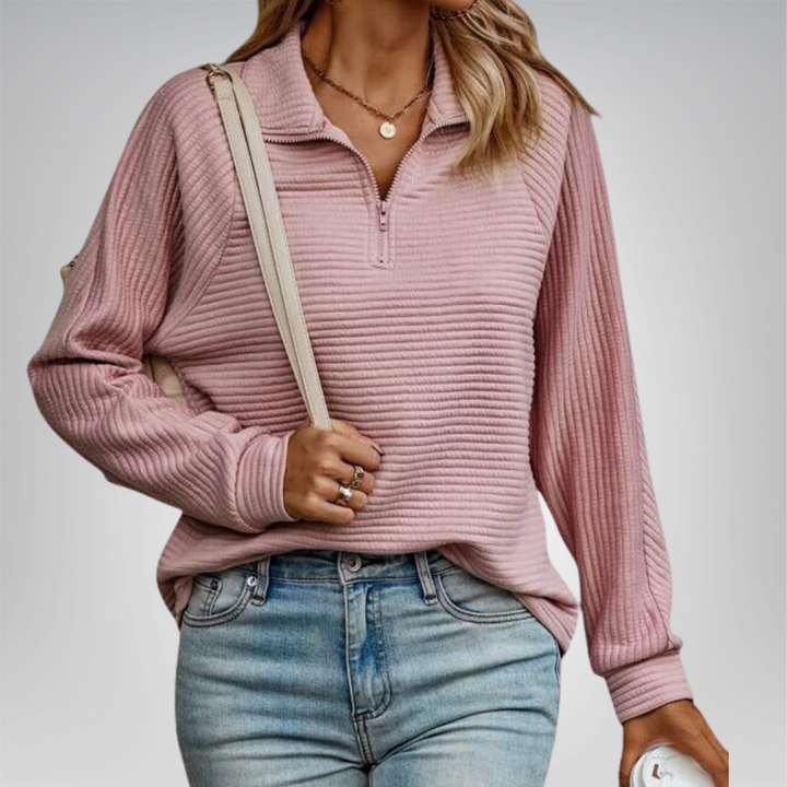 Molly | Elegant Half-Zip Sweater