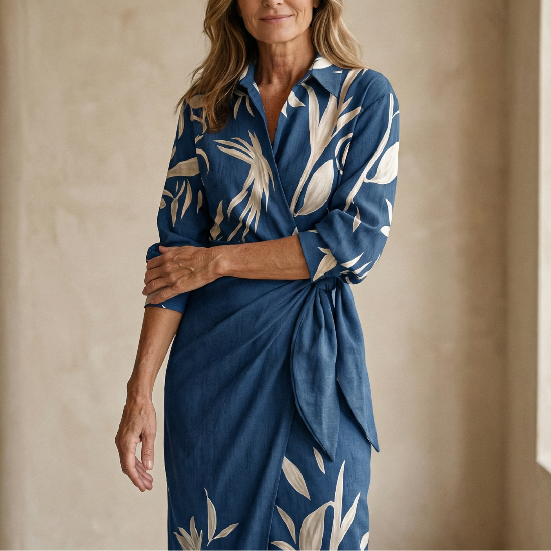 Cecilia™ Elegant Striped Dress
