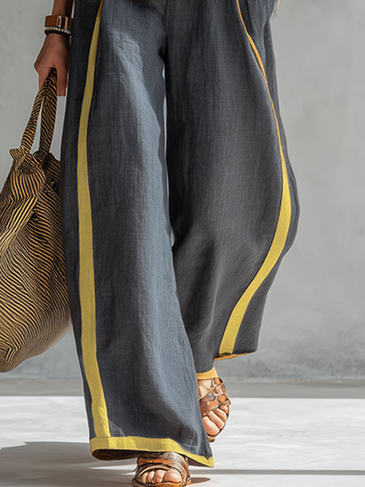 Elara™ Refined Contrast Two-Piece Set