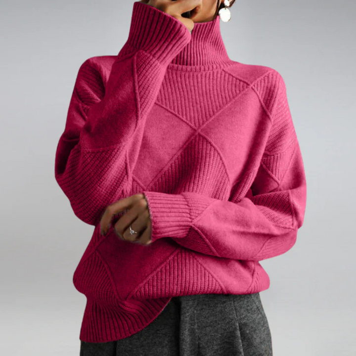 Lauren | Luxe Cashmere feel Turtleneck Sweater