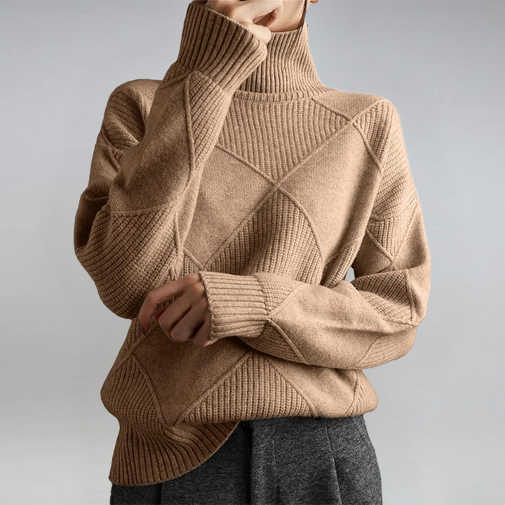 Lauren | Luxe Cashmere feel Turtleneck Sweater