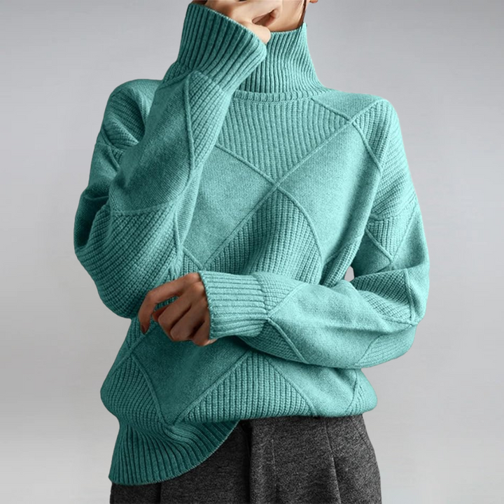 Lauren | Luxe Cashmere feel Turtleneck Sweater