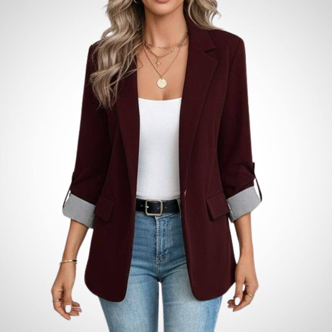 Clara™ | Stilfuld, elegant og afslappet blazer