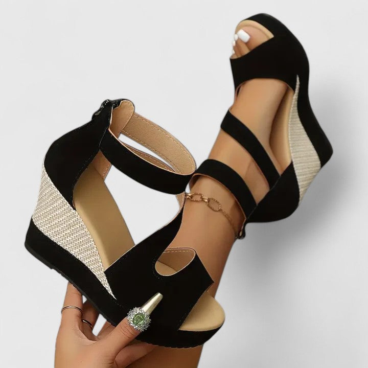 Zynavielle | Comfort Support Wedge Sandals