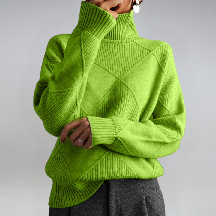 Lauren | Luxe Cashmere feel Turtleneck Sweater