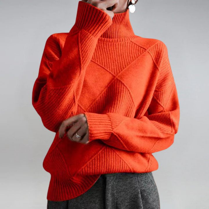 Lauren | Luxe Cashmere feel Turtleneck Sweater
