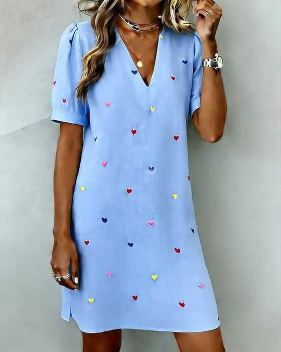 The Elara Heartline Dress