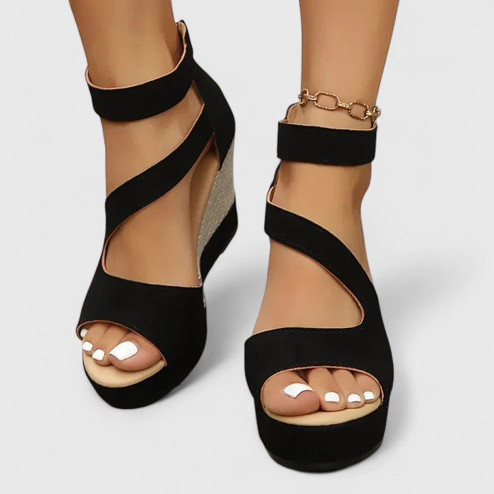 Selviana | Comfort Support Wedge Sandals