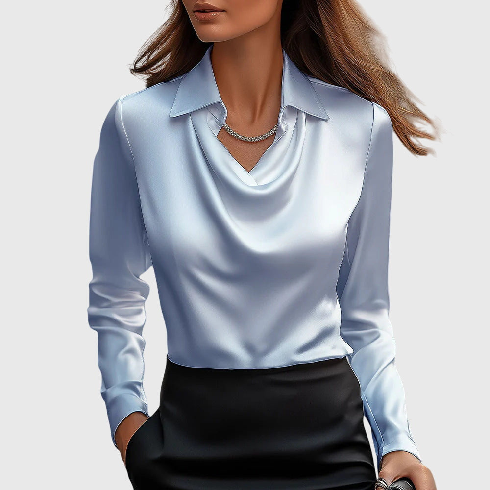 Zoe | Elegant Satin Blouse