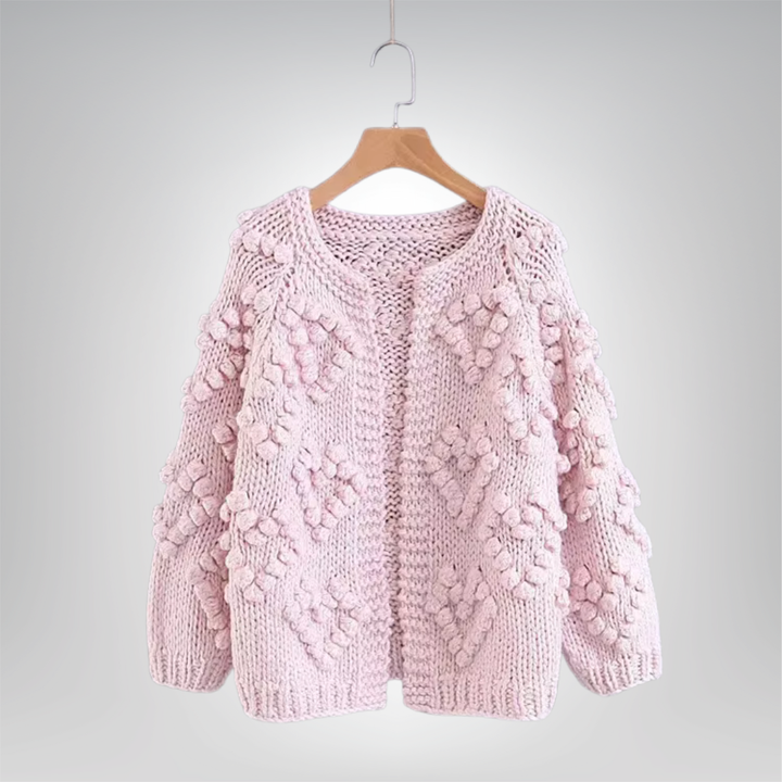 AVA™ - Cozy Long Sleeve Open Front Cardigan