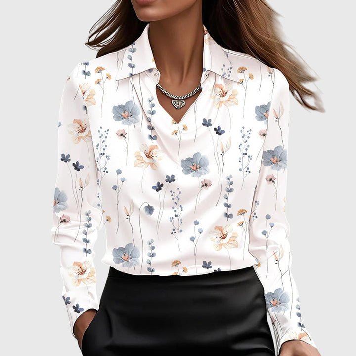 Zoe | Elegant Satin Blouse