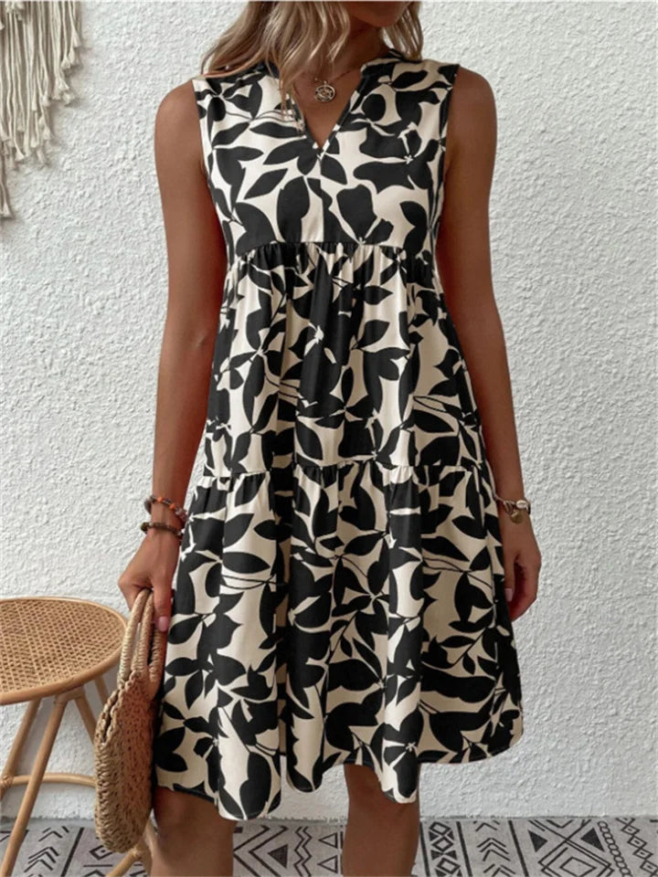 Sophia - Floral Summer A-Line Dress