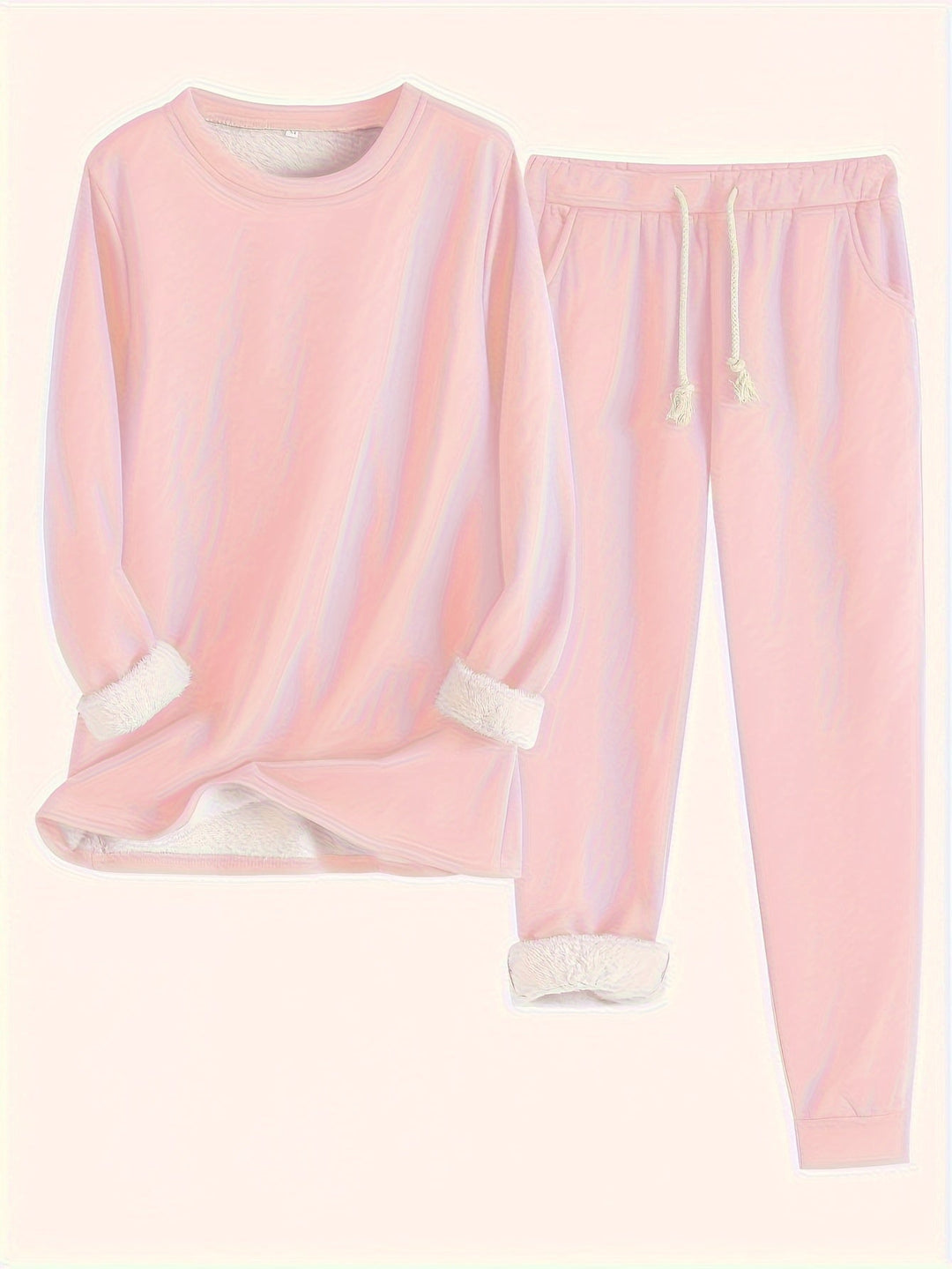 Karina Women's Cotton Blend Lounge Set – Light Blue Two-Piece