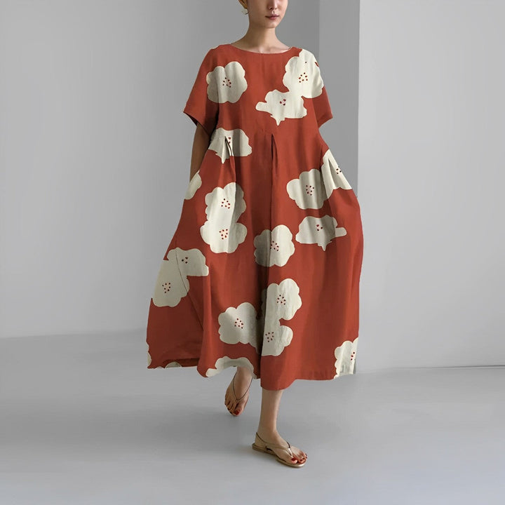 Elena Garden Grace Dress – Flowy Boho Dress