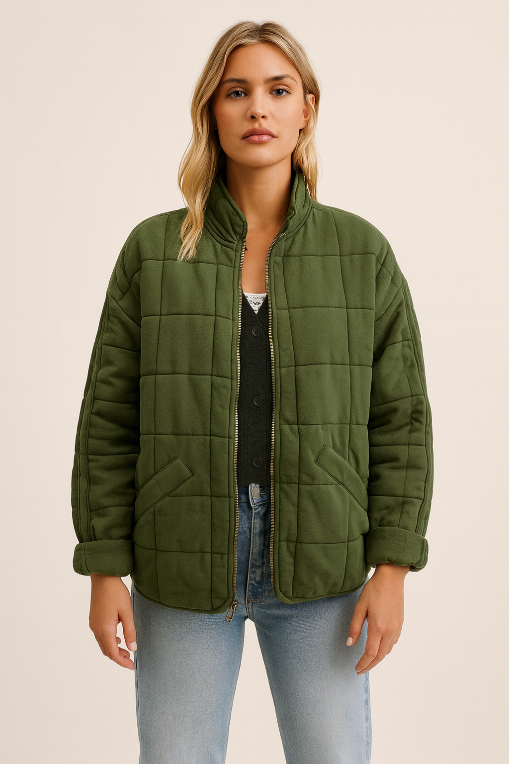 AUDREY - OVERSIZED MID SEASON JACKET