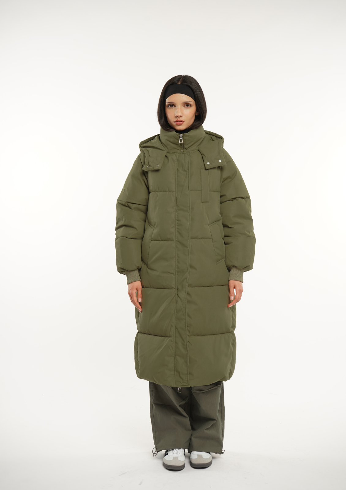 LUNA | HOODED LONG PUFFER JACKET