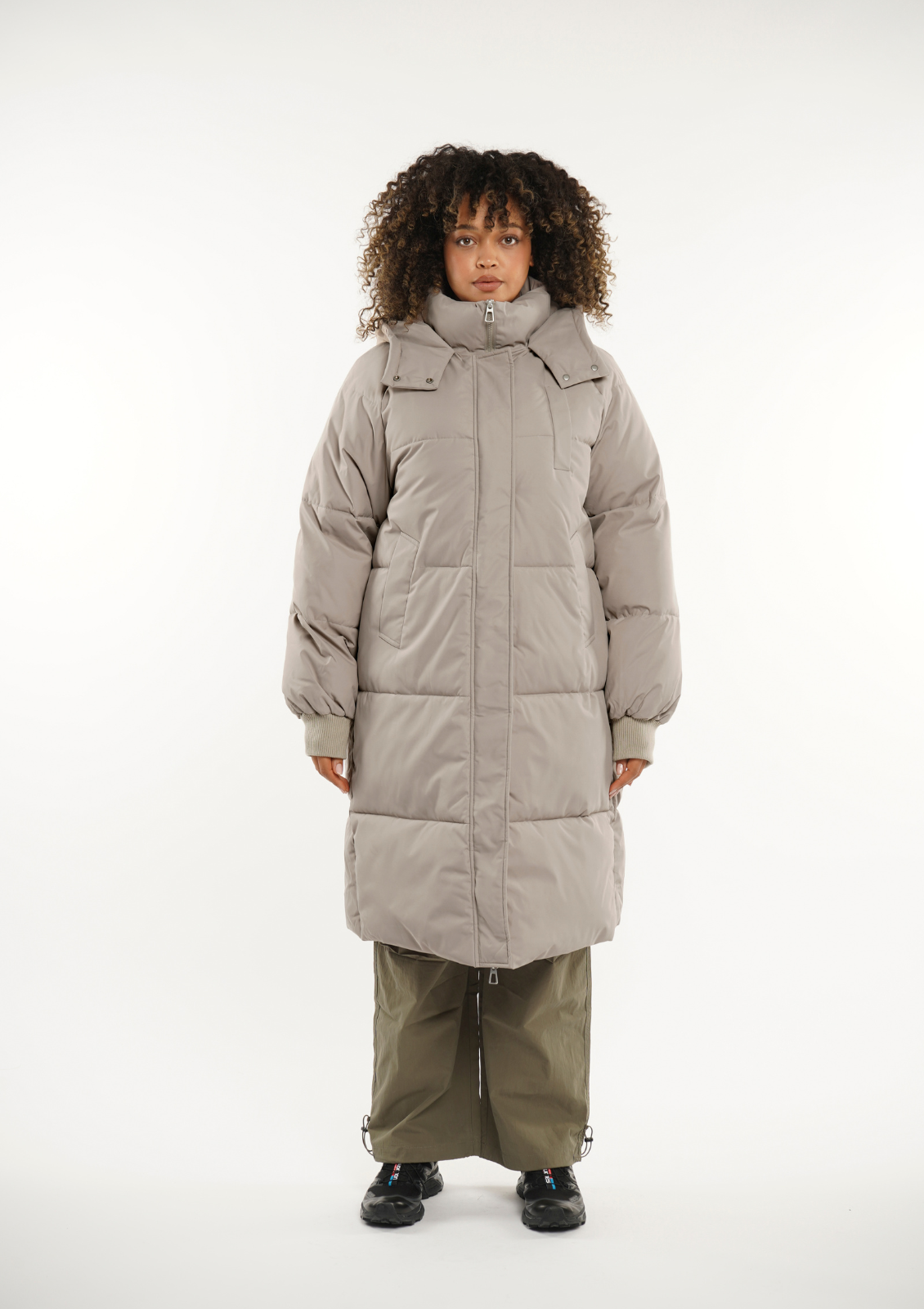 LUNA | HOODED LONG PUFFER JACKET