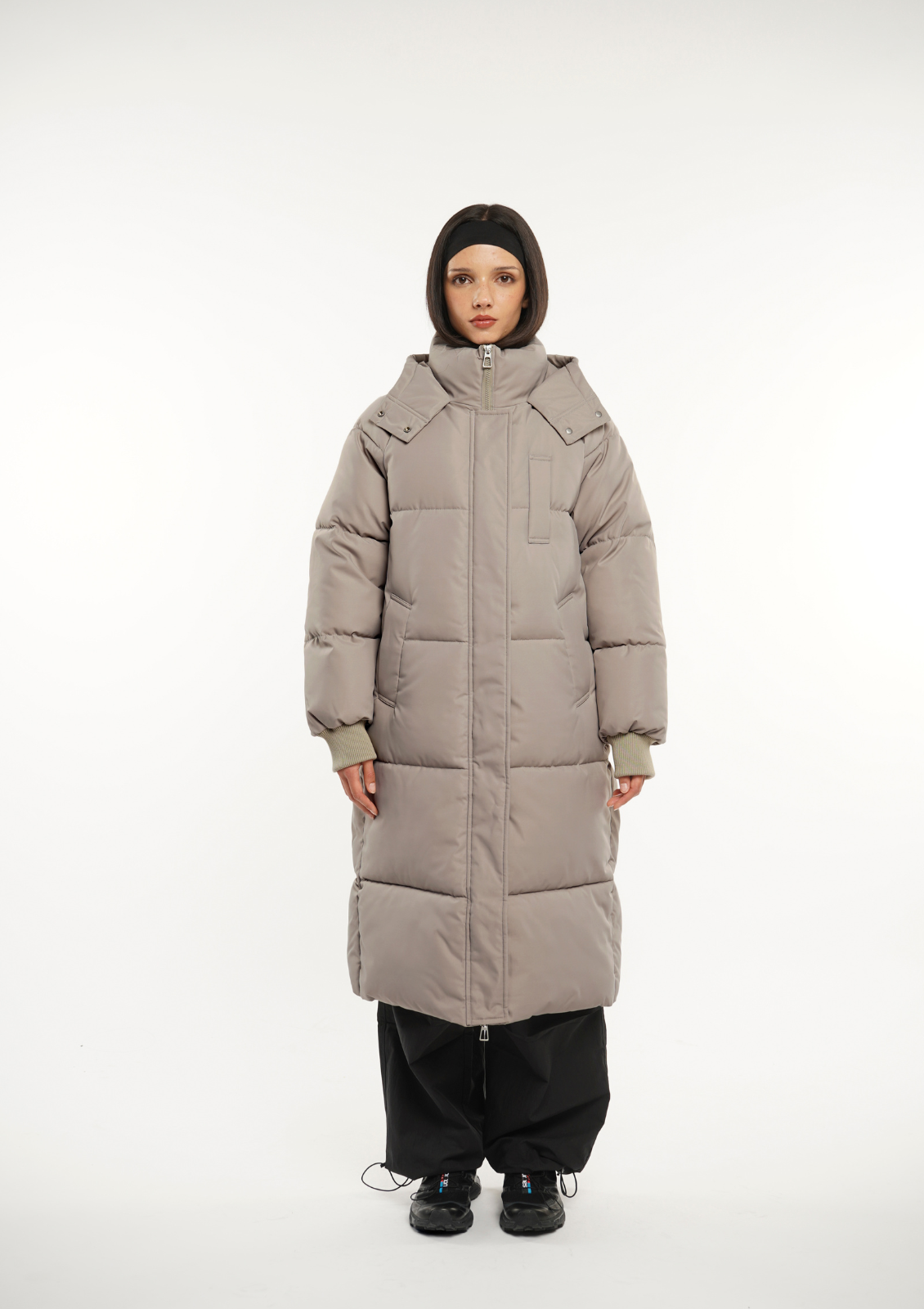 LUNA | HOODED LONG PUFFER JACKET