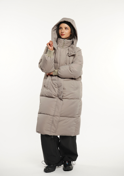 LUNA | HOODED LONG PUFFER JACKET