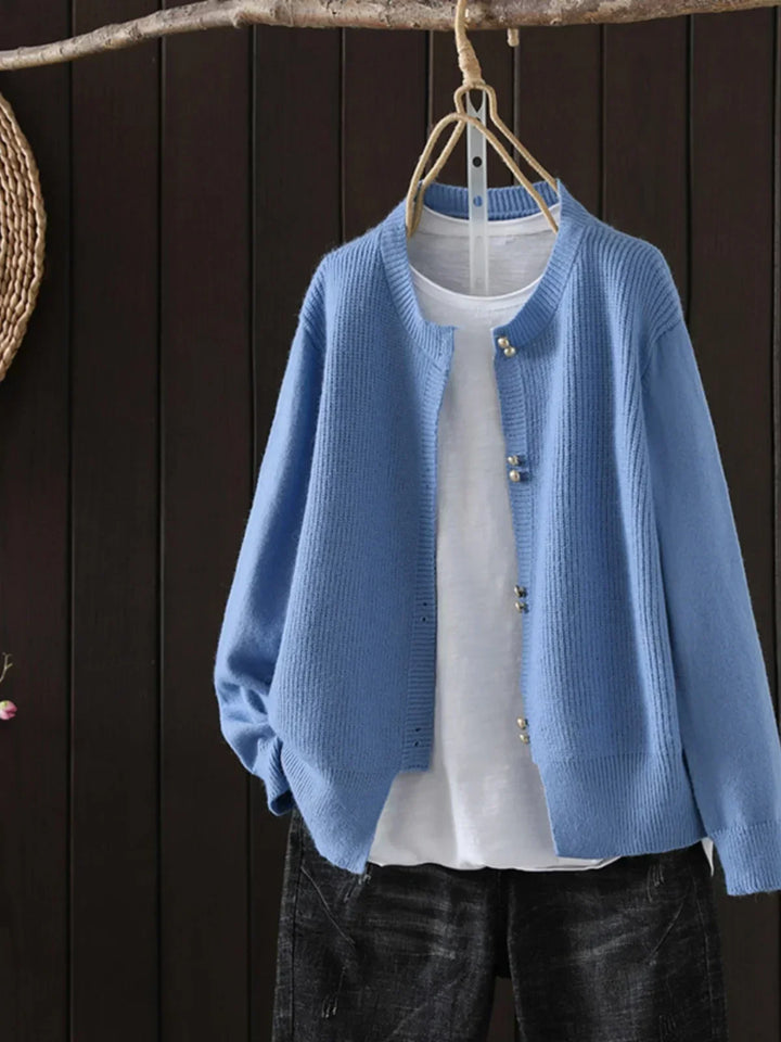 MORGANSON - ELARA | PEARL-BUTTON CARDIGAN