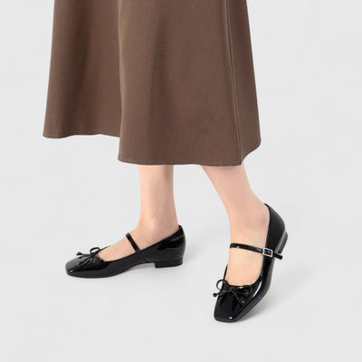 Rozalina | Comfort Support Square Toe Ballet Flats Shoes