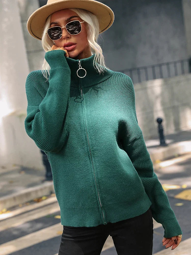 Eleanor - Comfort Zip Cardigan