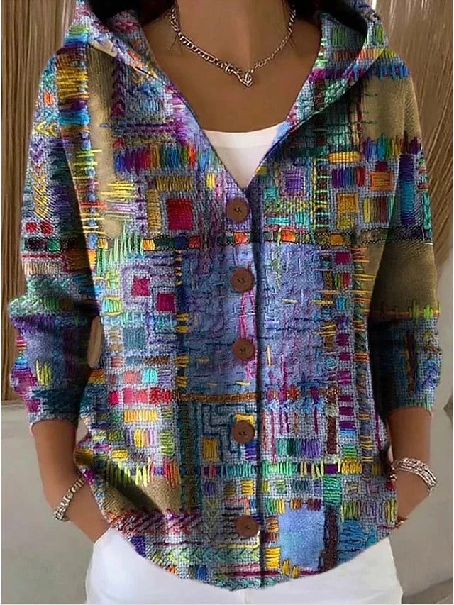 Selena - Artistic Warm Long Cardigan
