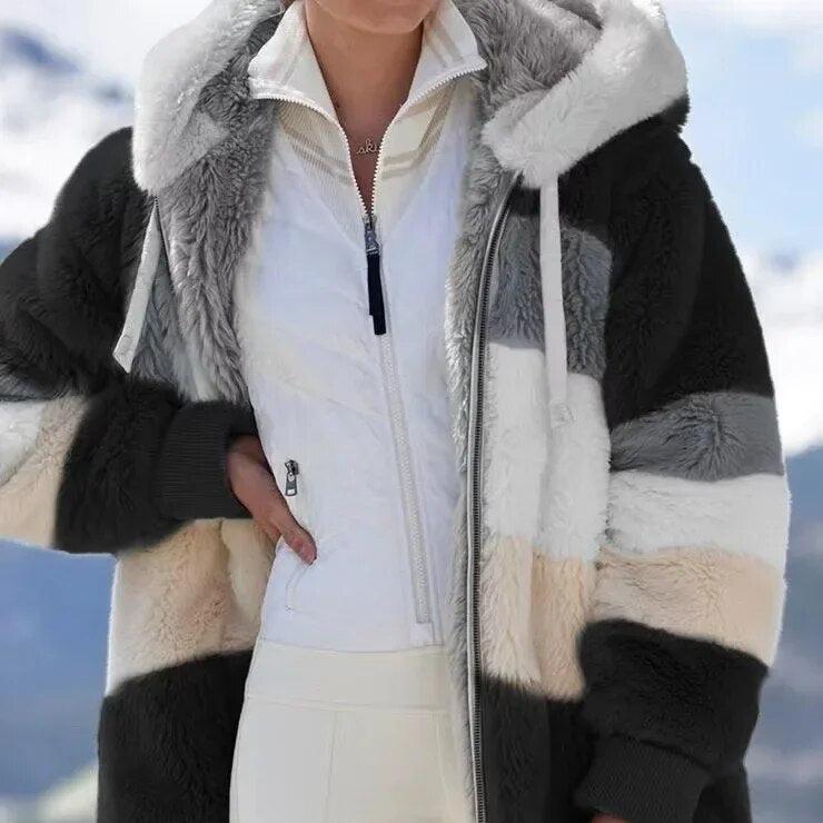Andrea | Winter Jacket with Hood and Zipper