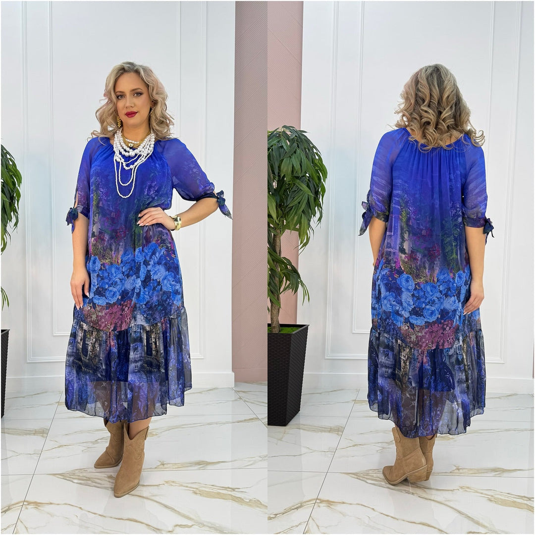 Reina | Elegant Floral Maxi Dress