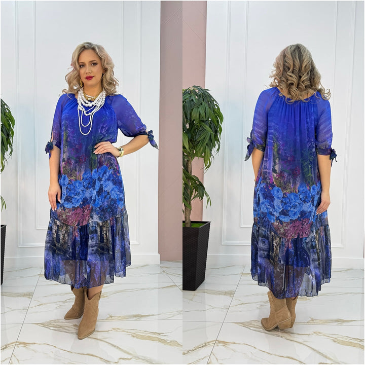 Reina | Elegant Floral Maxi Dress