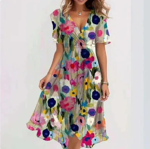 Margaret Grace - Wrap Midi Dress