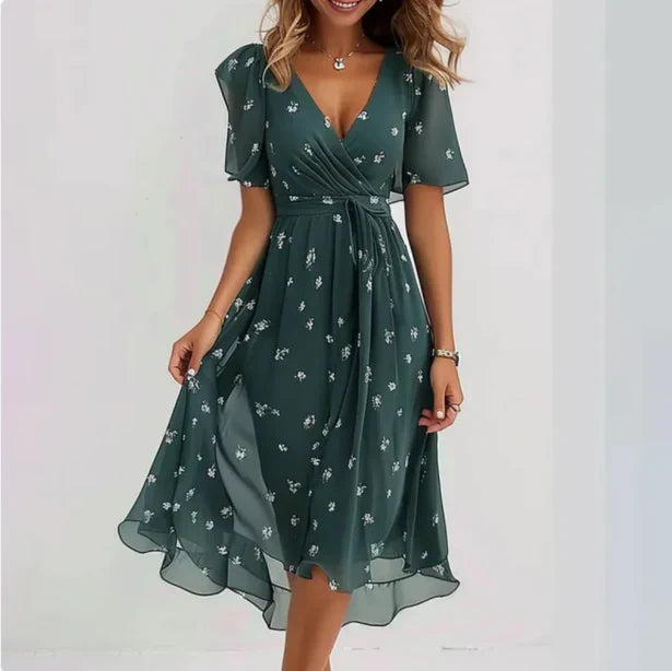 Margaret Grace - Wrap Midi Dress