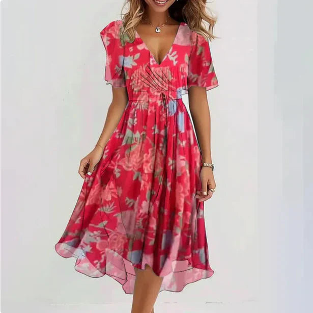 Margaret Grace - Wrap Midi Dress