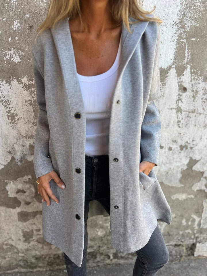 Savannah | Casual Hoodie Jacket with Buttons