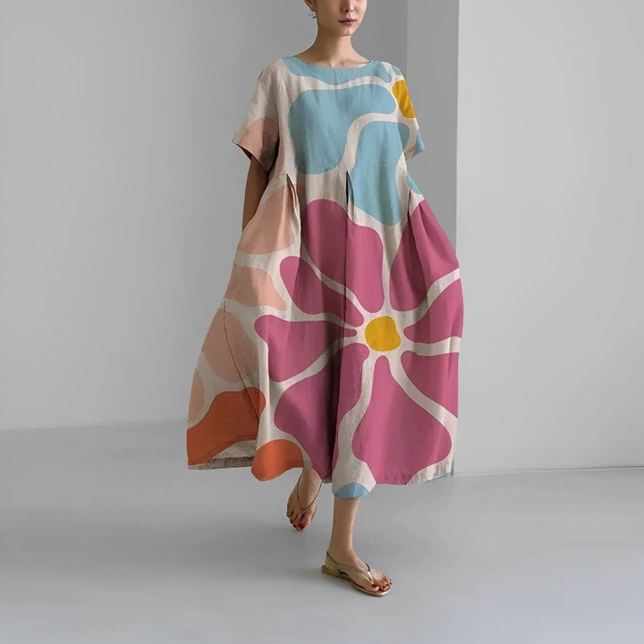 Elena Garden Grace Dress – Flowy Boho Dress