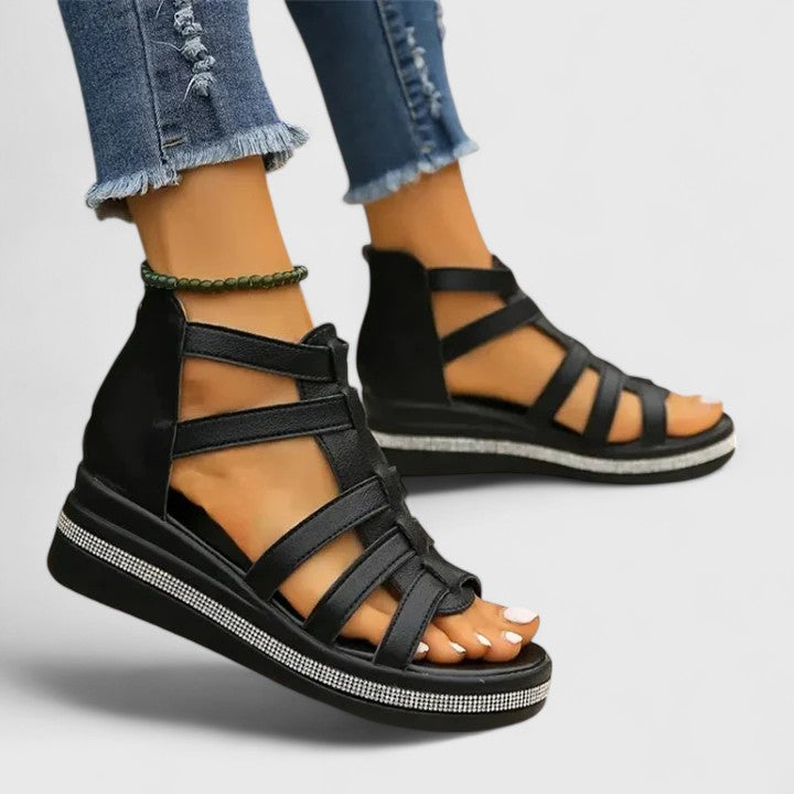 Kendall | Comfort Support Strass Sandals