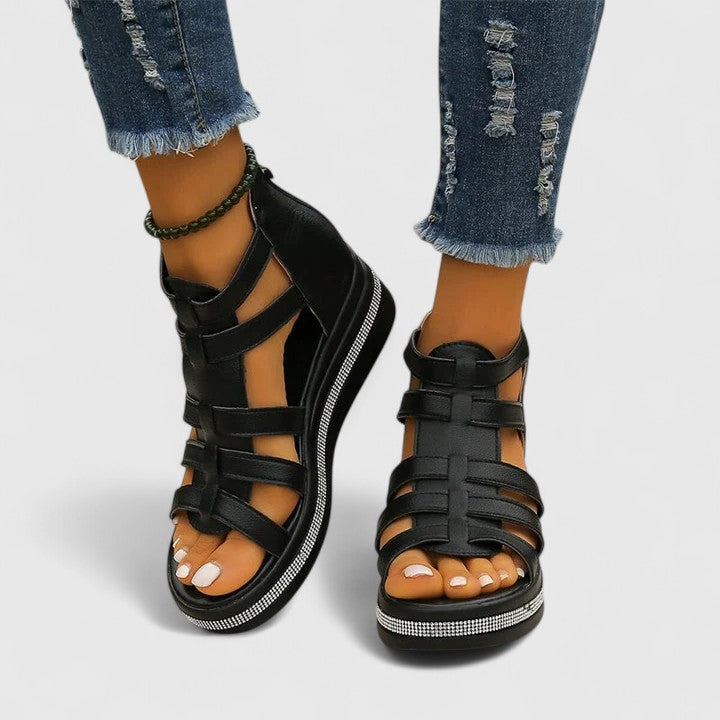 Kendall | Comfort Support Strass Sandals