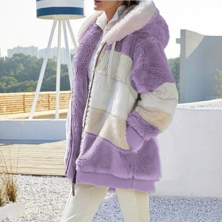 Andrea | Winter Jacket with Hood and Zipper