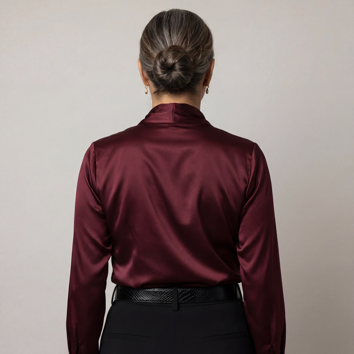 Rosalynn™ Elegant Wrap V-Neck Blouse in Multiple Colors