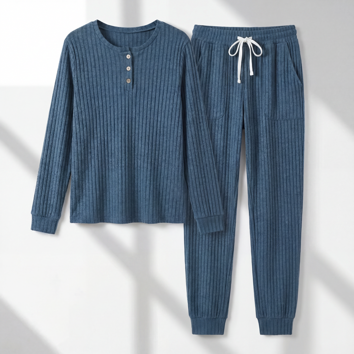 Brenda Women's Cozy Two-Piece Loungewear Set – Soft Breathable Fabric
